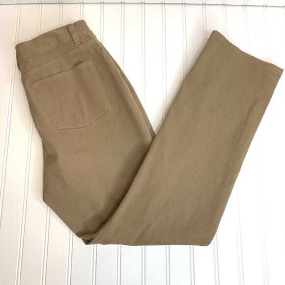 Chaps Khaki Pants 5 Pocket Style Sz 6 - Picture 1 of 5
